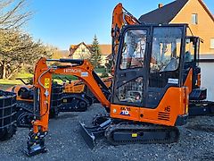 Hitachi ZX19-6 2,0t mit Verstellfahrwerk, Schwenkmotor/PowerTilt und Schnellwechsler MS03 - auch zur Miete!