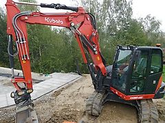 Kubota KX 080-4 - 8,4 to - 4,6m Grabtiefe - Verstellausleger