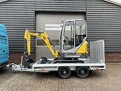 Neuson ET16 minigraver NIEUW + Vlemmix 2 asser €445 LEASE