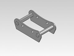 Adapter-Schnellwechselrahmen für Bagger passend zu MS08 Symlock