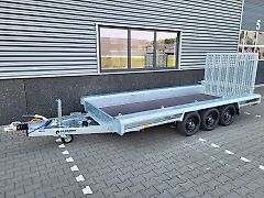 Dreiachser Maschinentransporter Vlemmix 3500 kg 400x180 cm Bagger