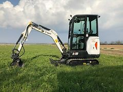 Bobcat E 19 Kompaktbagger, Minibagger, Bagger mit Löffelpaket